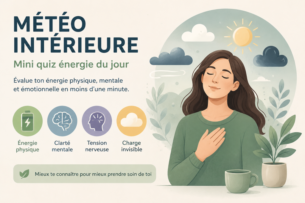 météo intérieure évalué ton energie physique ,mentaleet emotionnelle