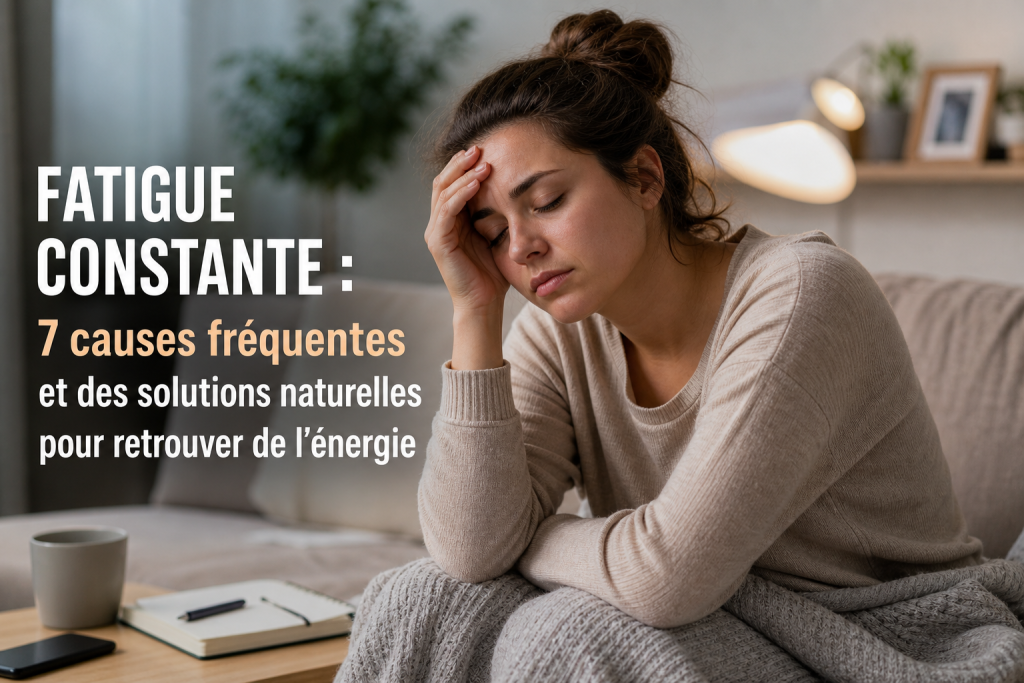 retrouver de l’énergie naturellement fatigue quotidienne