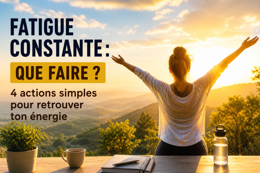 fatigue constante que faire retrouver énergie