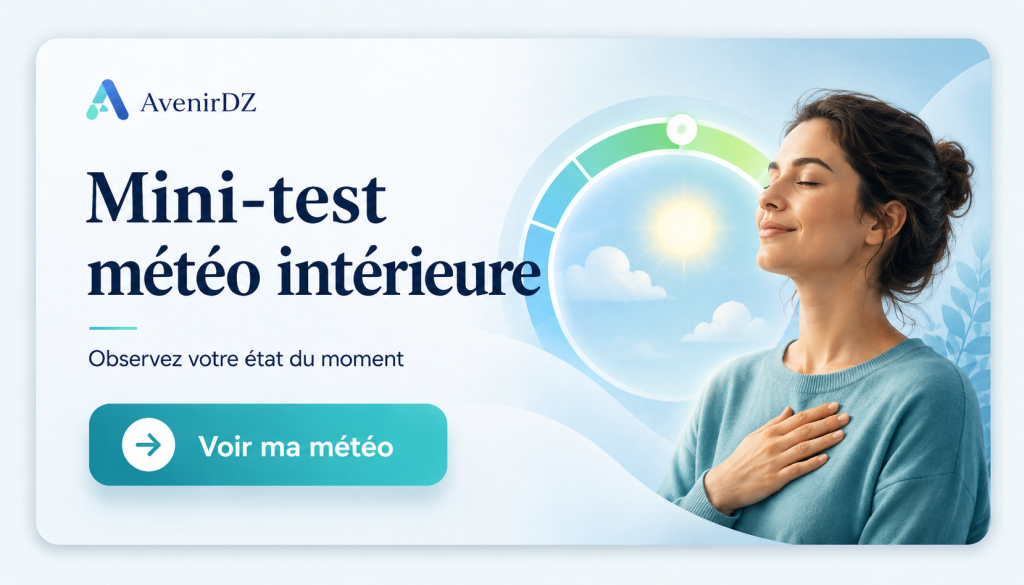 Mini-test météo intérieure AvenirDZ pour observer son état du moment
Outils AvenirDZ
